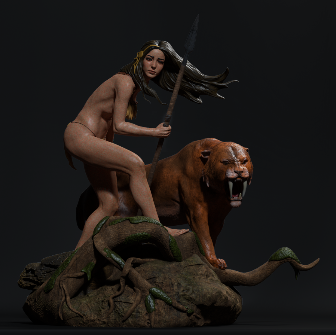 indian Female Warrior - NSFW