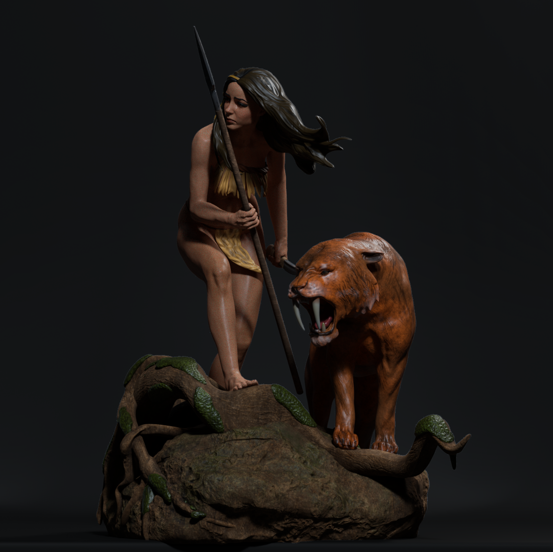 indian Female Warrior - NSFW