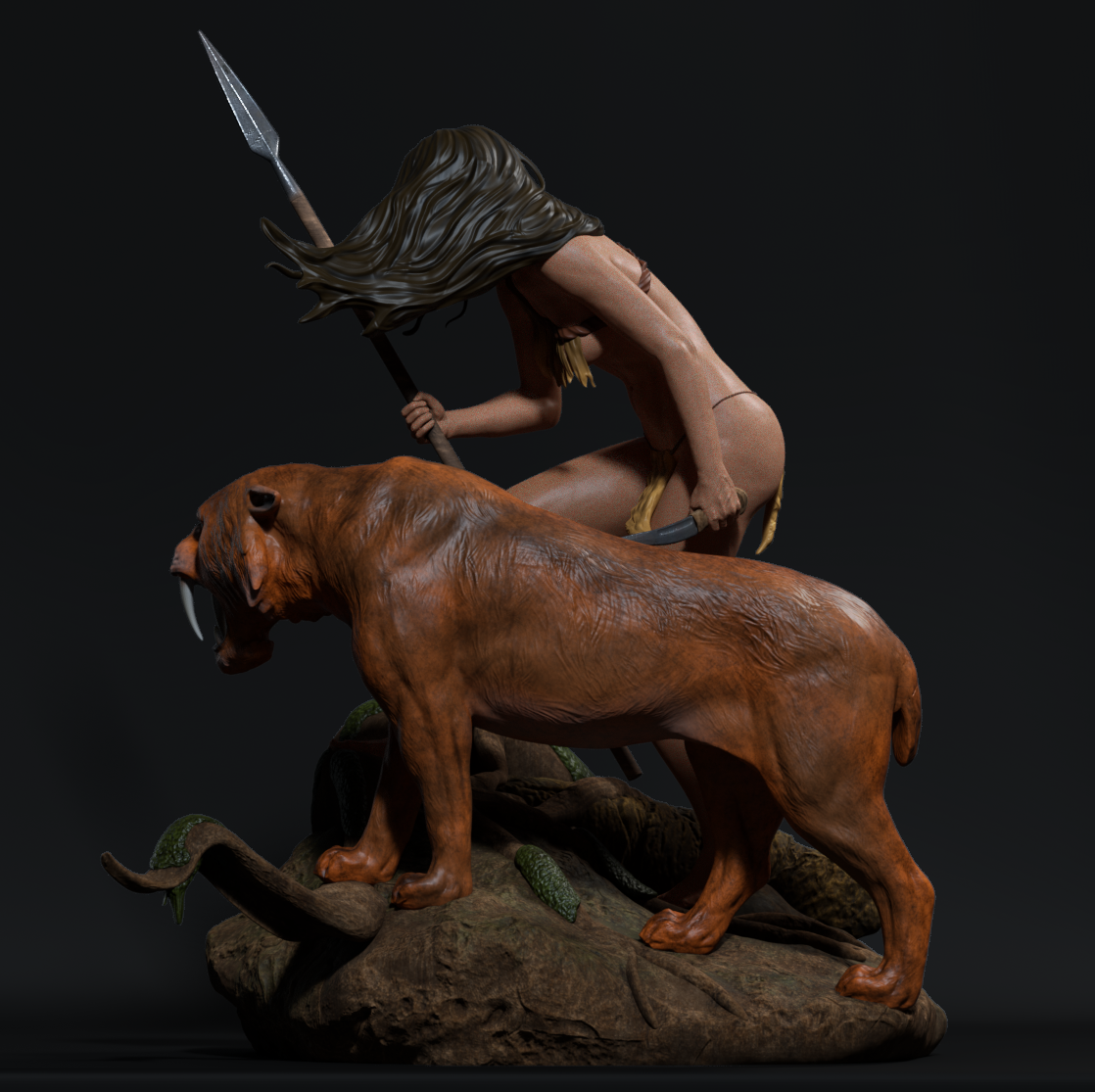 indian Female Warrior - NSFW