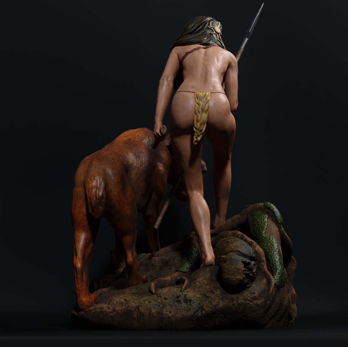indian Female Warrior - NSFW