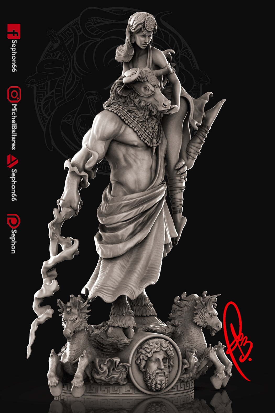 Minotaur and Europa