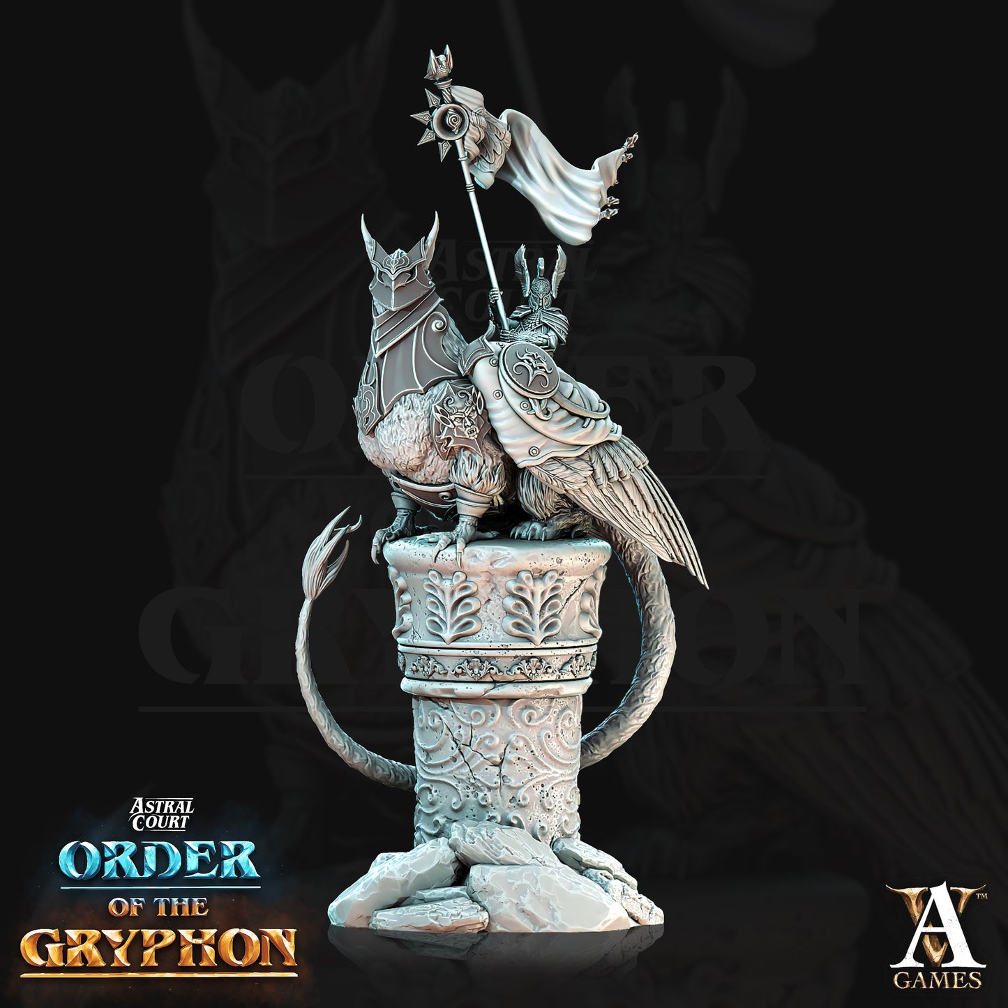 Astral Gryphon Riders - Pose 3