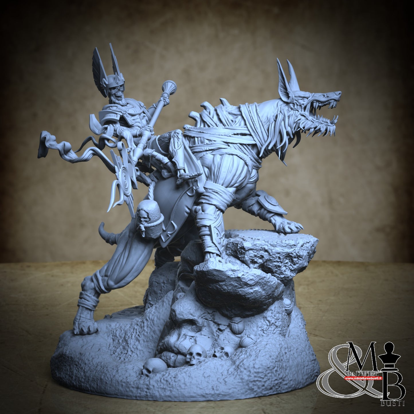 Anubian Wardog Riders - Pose 4