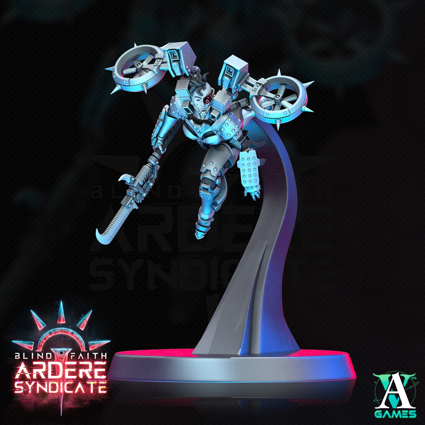 Arderite Valkyries - Halberd Simple Base