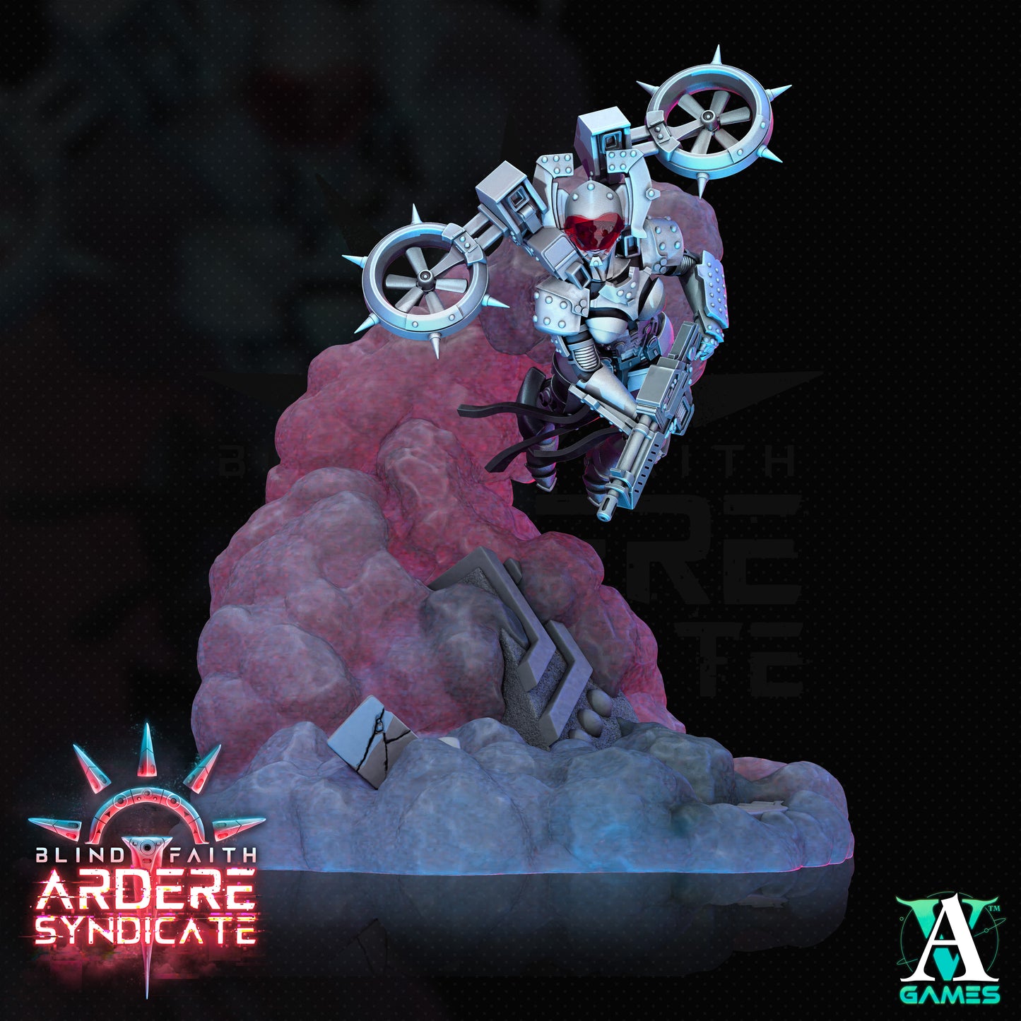 Arderite Valkyries - Rifle Diorama Base