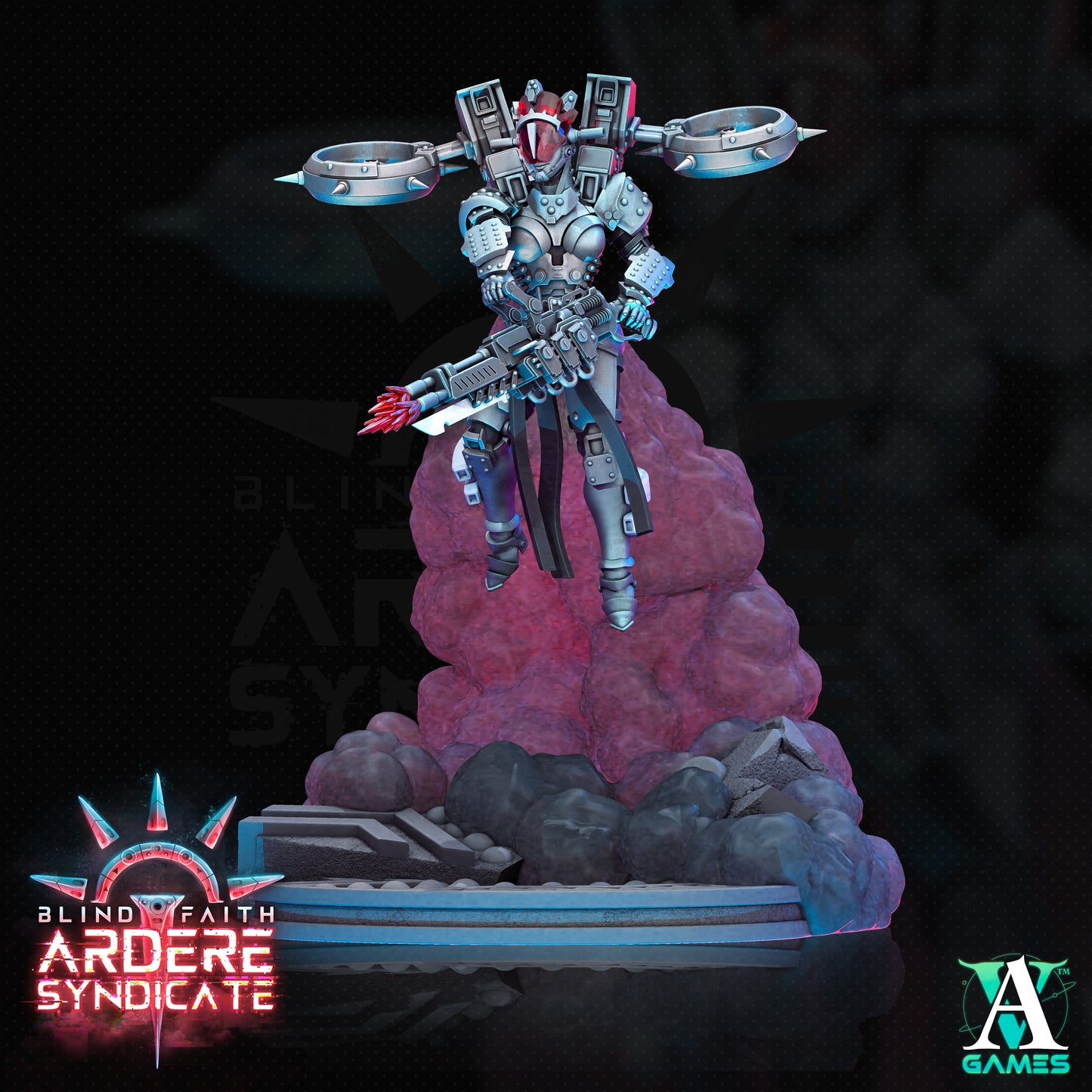 Arderite Valkyries - Shotgun Diorama Base