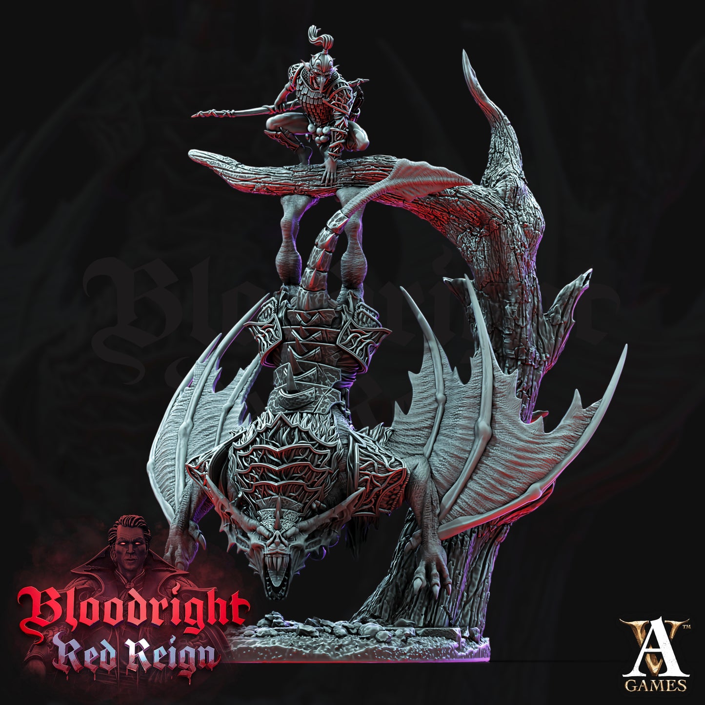 Dire Bat Riders - Pose 04
