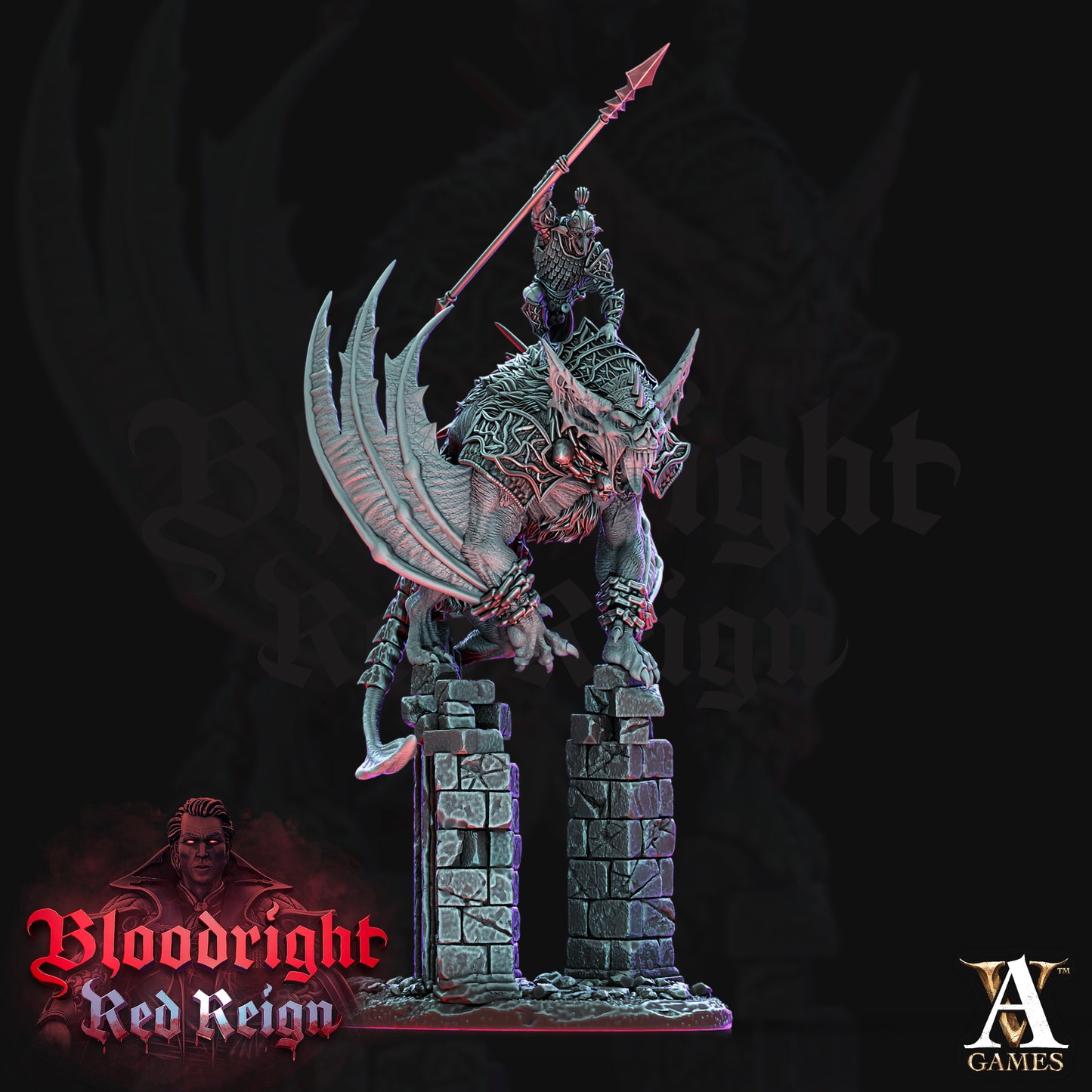 Dire Bat Riders - Pose 02