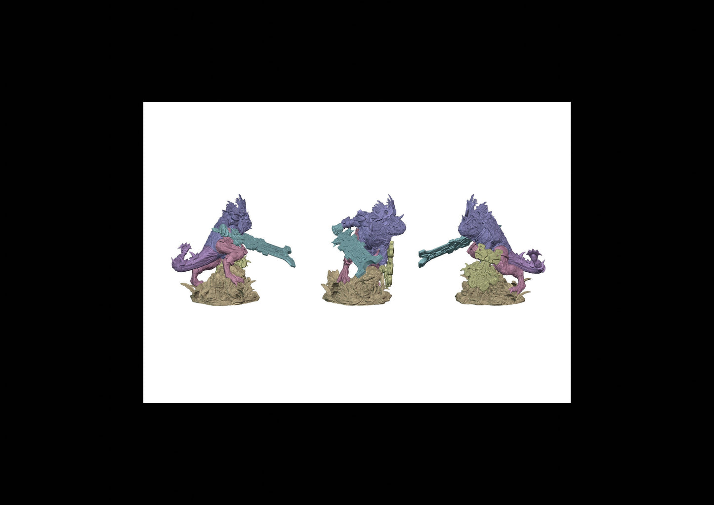 Ziskal's Blessed Claw - Pose 1 with Armor