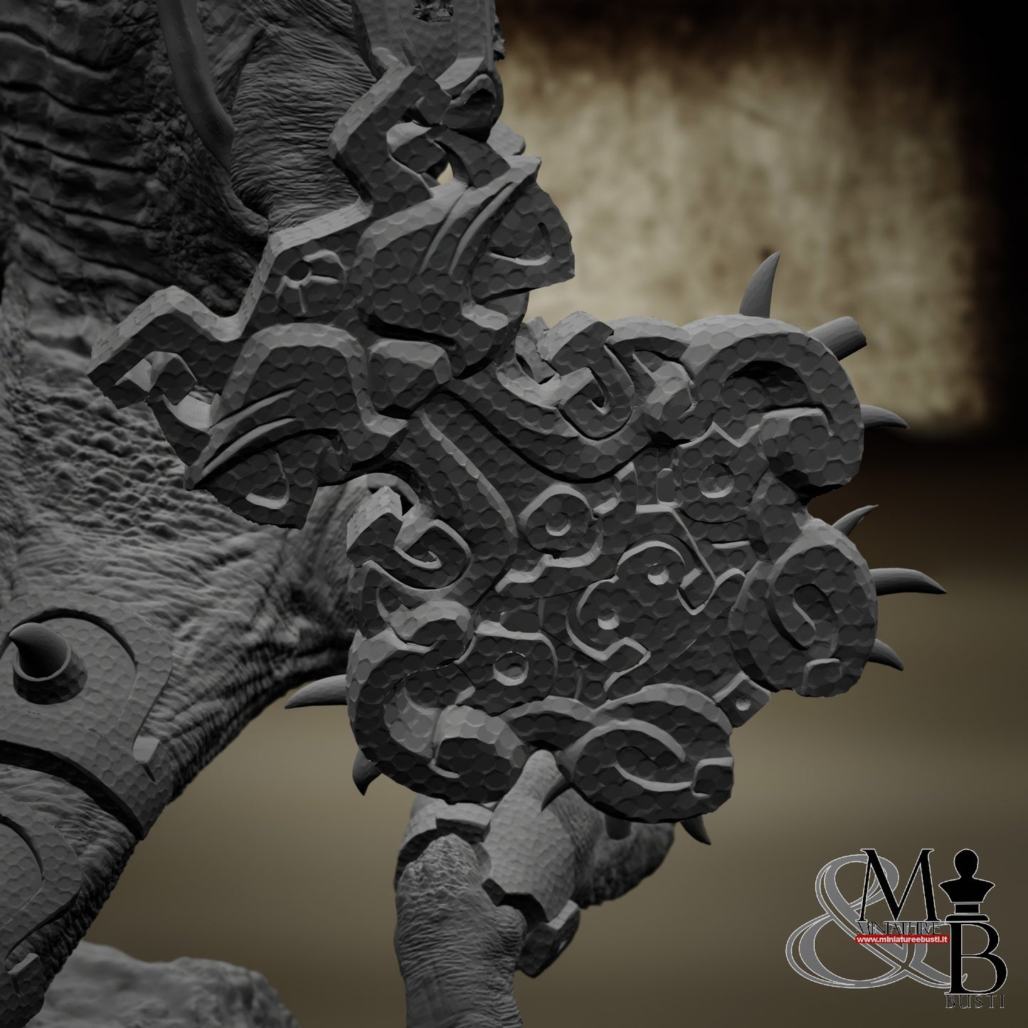 Ziskal's Blessed Claw - Pose 2 with Armor