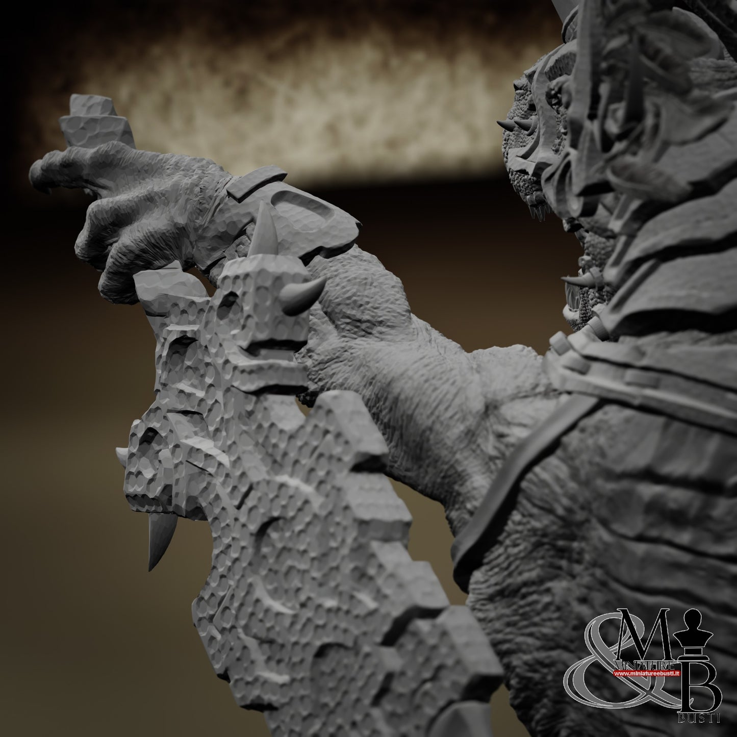 Ziskal's Blessed Claw - Pose 2 with Armor