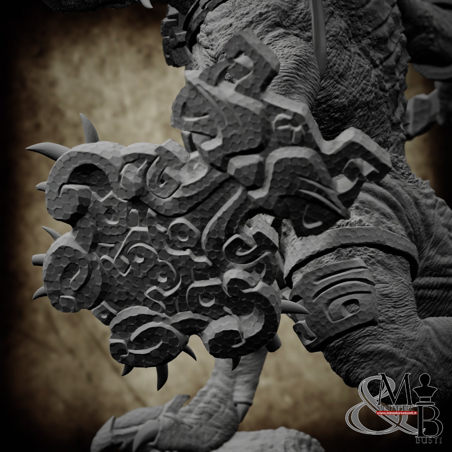 Ziskal's Blessed Claw - Pose 3 with Armor