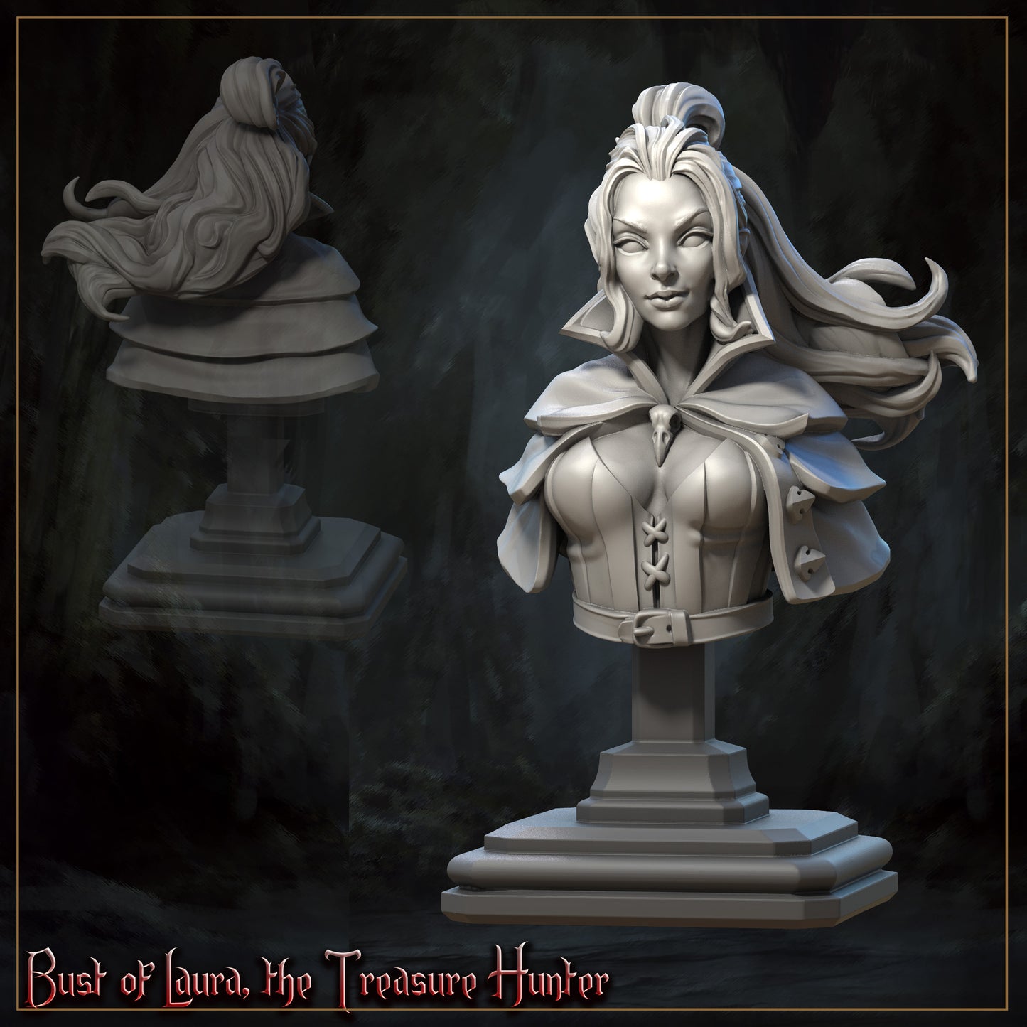 Laura The Treasure Hunter Bust