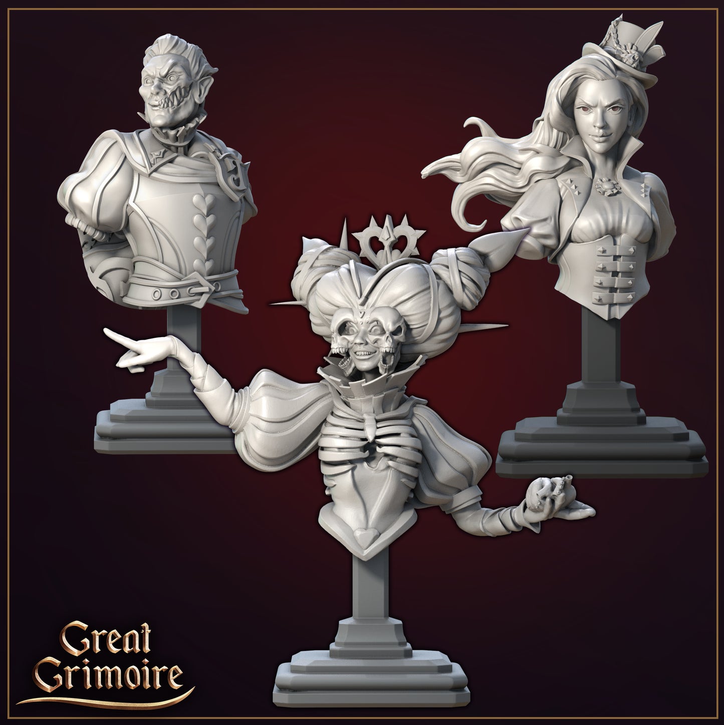 The Heartless Queen Bust
