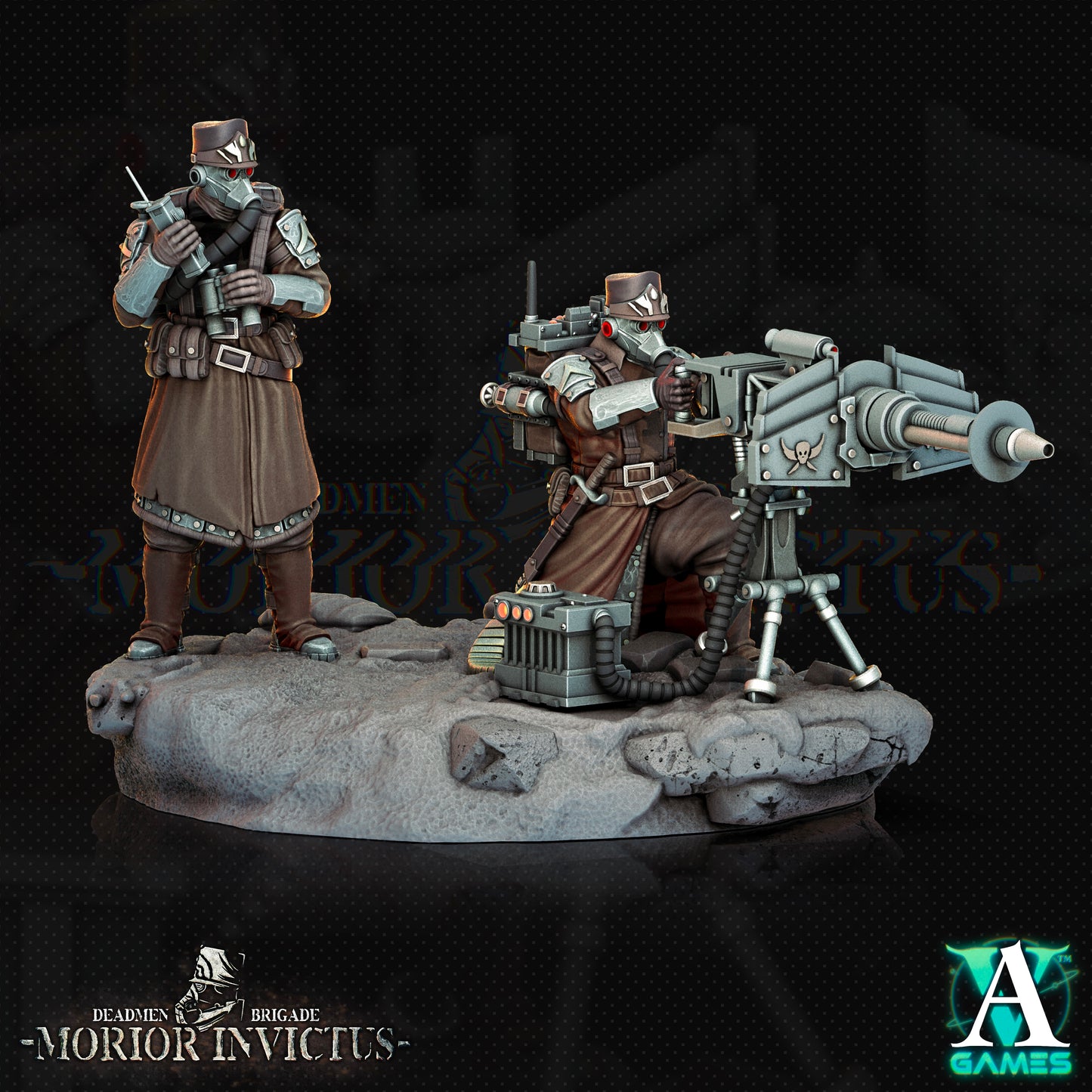 Morior Heavy Infantry - Lasercoil Gun Standup Spotter