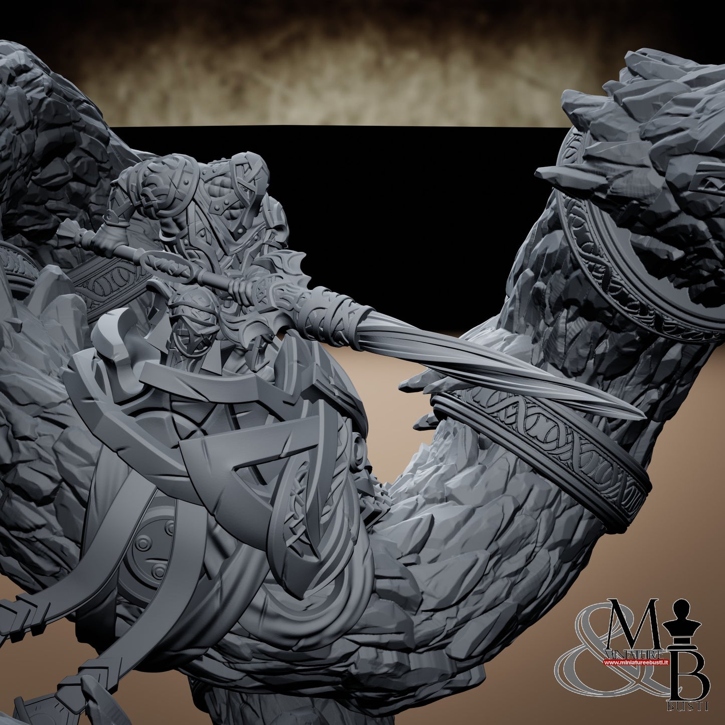 Wurm Riders - Variant 2 with rider