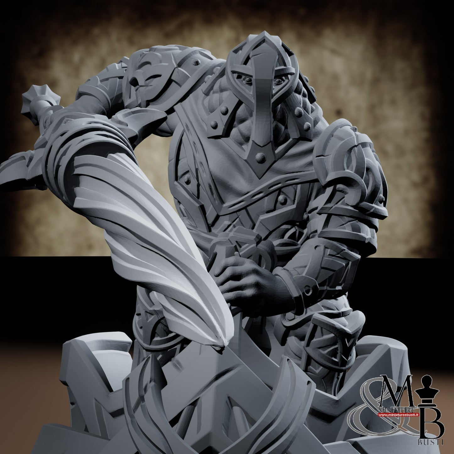 Wurm Riders - Variant 3 with rider