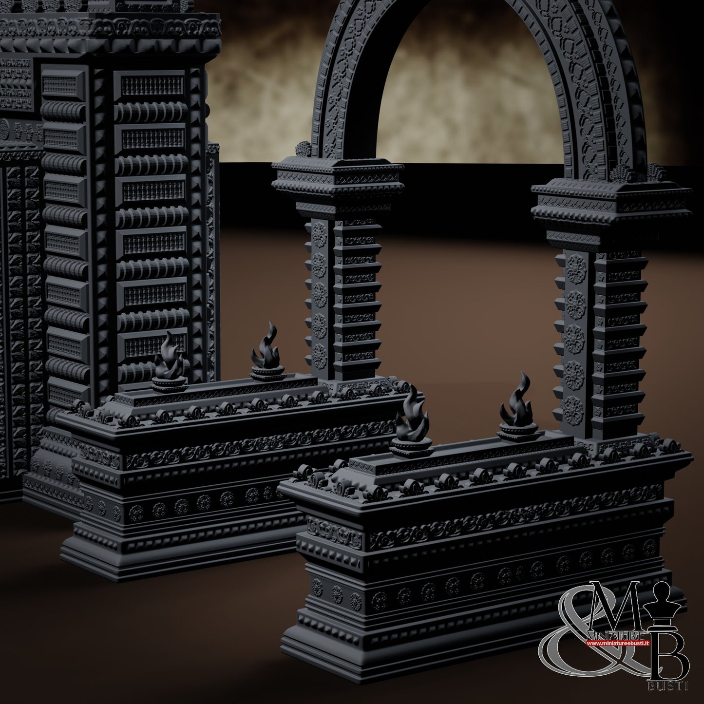 Hindu Altar and Arch
