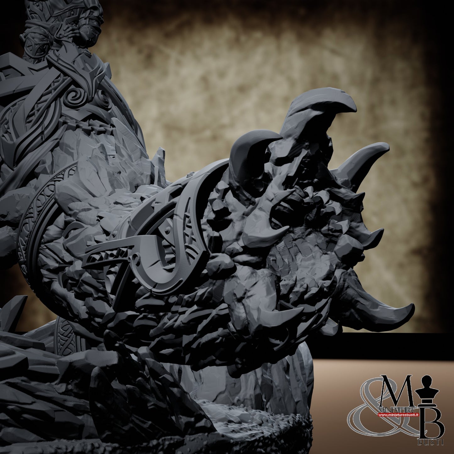 Wurm Riders - Variant 3 with rider