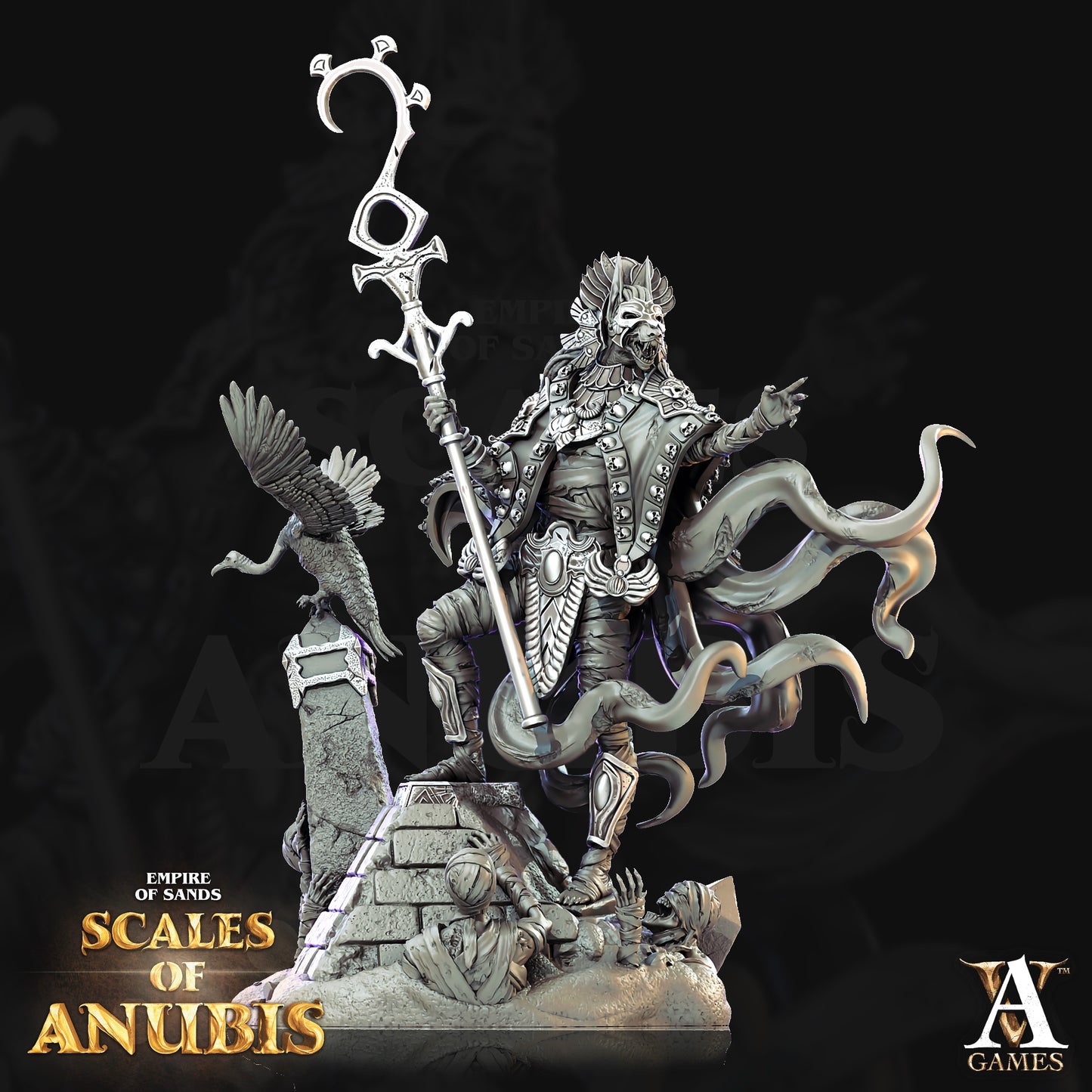 Anubian Priests - Pose 3