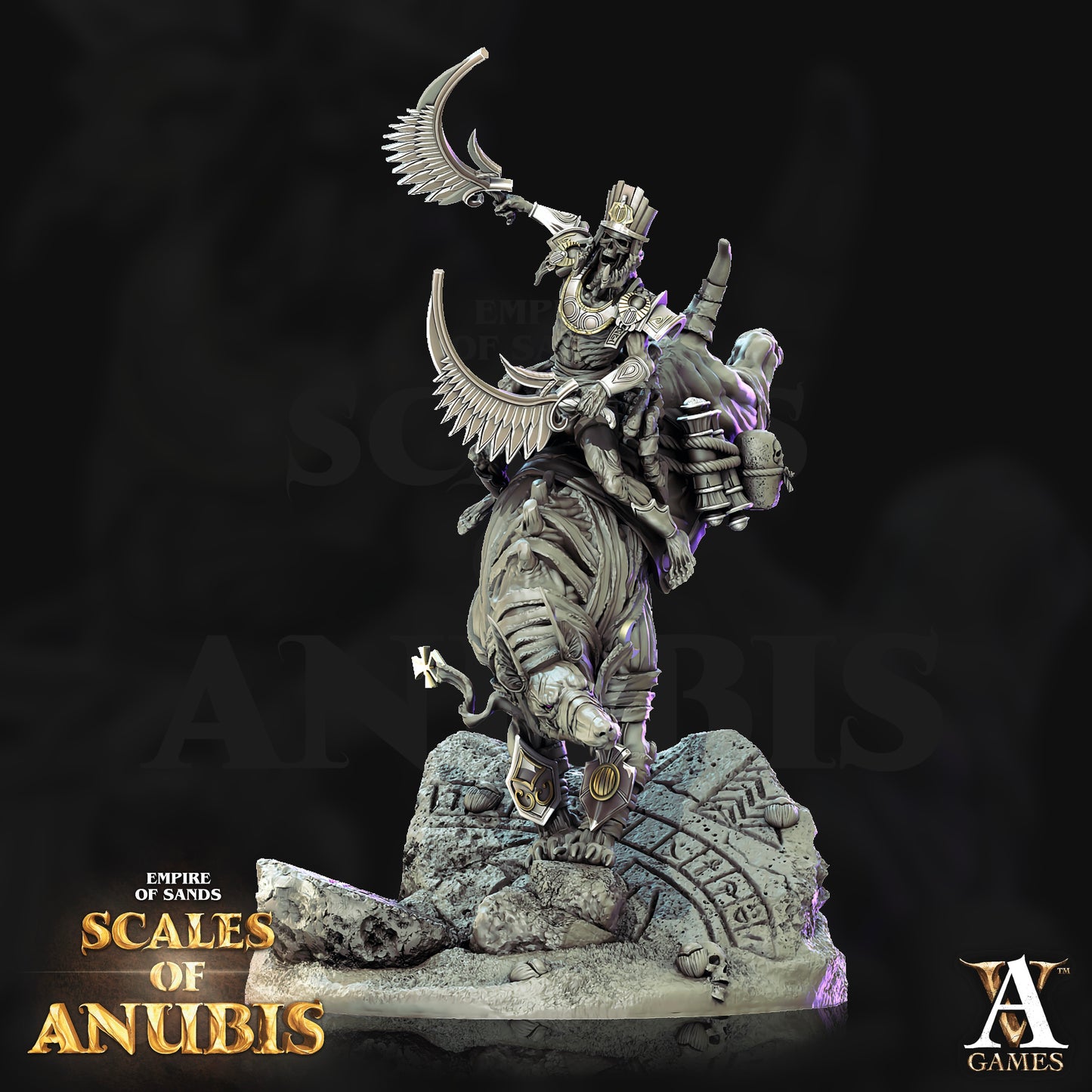 Anubian Wardog Riders - Pose 1