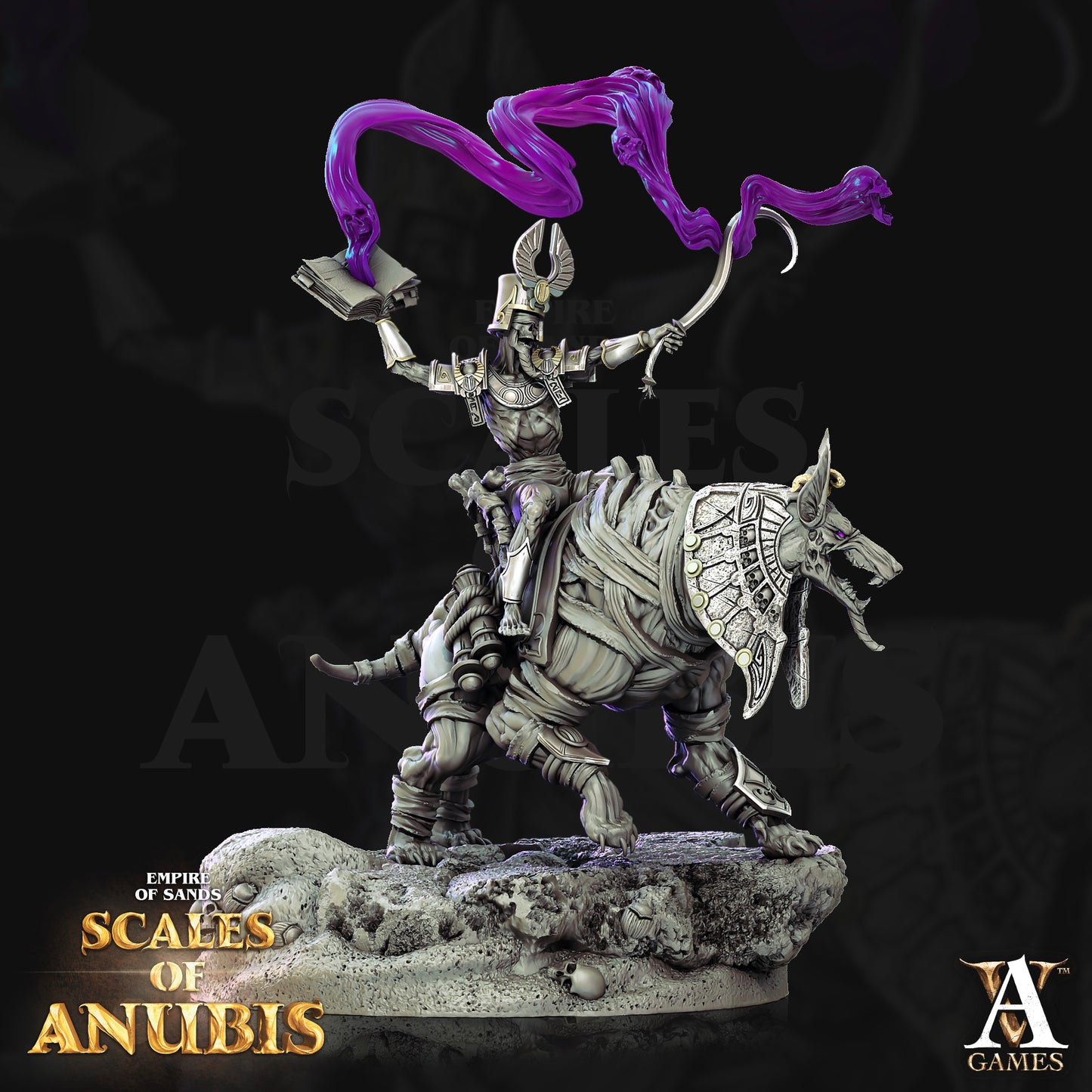 Anubian Wardog Riders - Pose 3