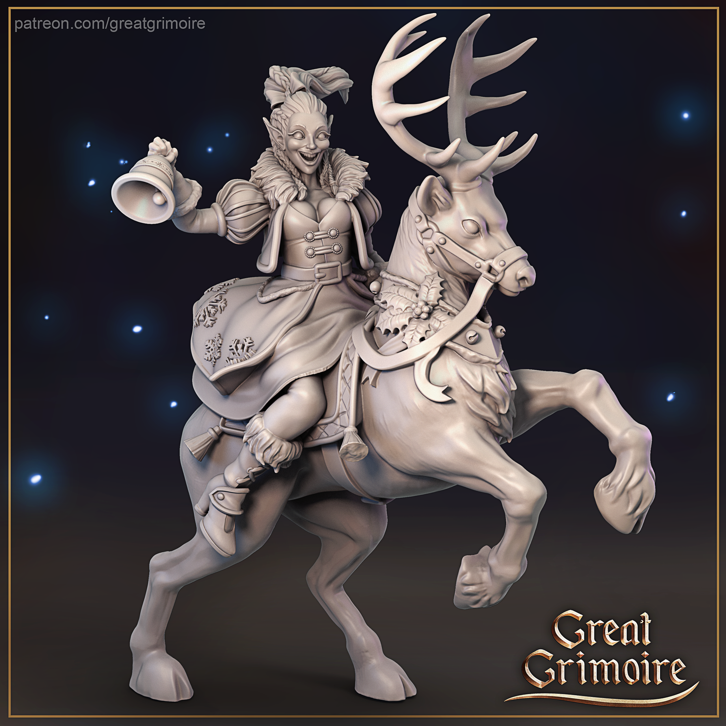 Christmas sleigh - Elf Girl
