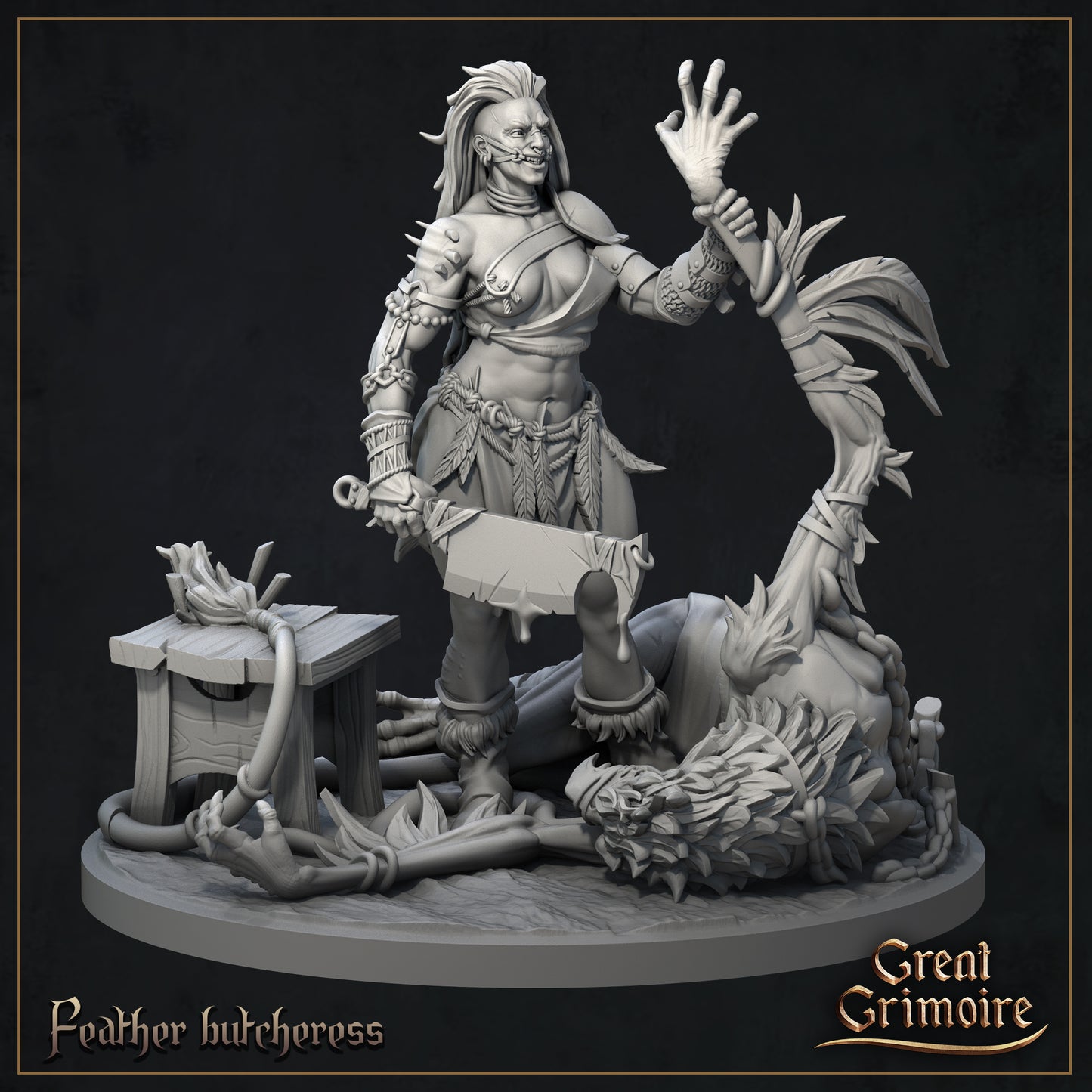Feather butcheress
