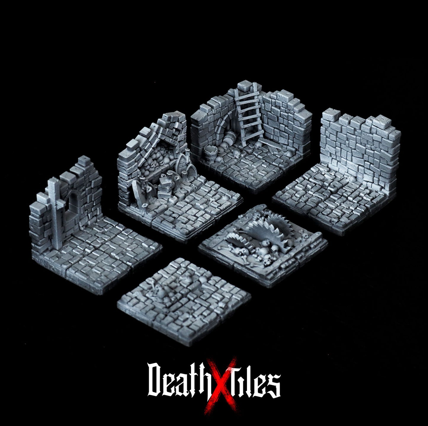 Death x Tiles - Dungeon Set - Wall Fountain