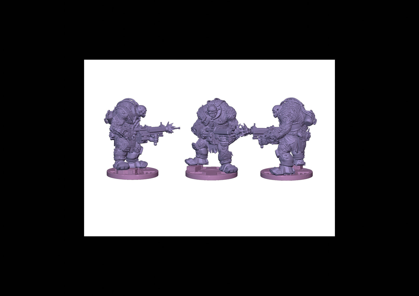 Ghakval Ghu Grunts - Pose 1 with shot