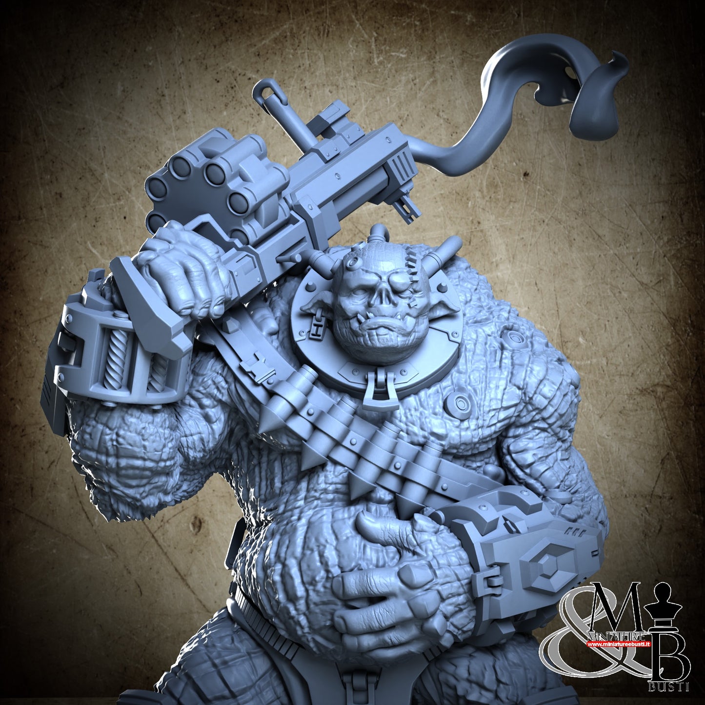 Ghakval Ghu Grunts - Pose 2 with smoke