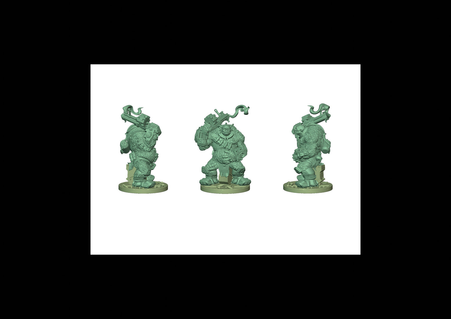 Ghakval Ghu Grunts - Pose 2 with smoke