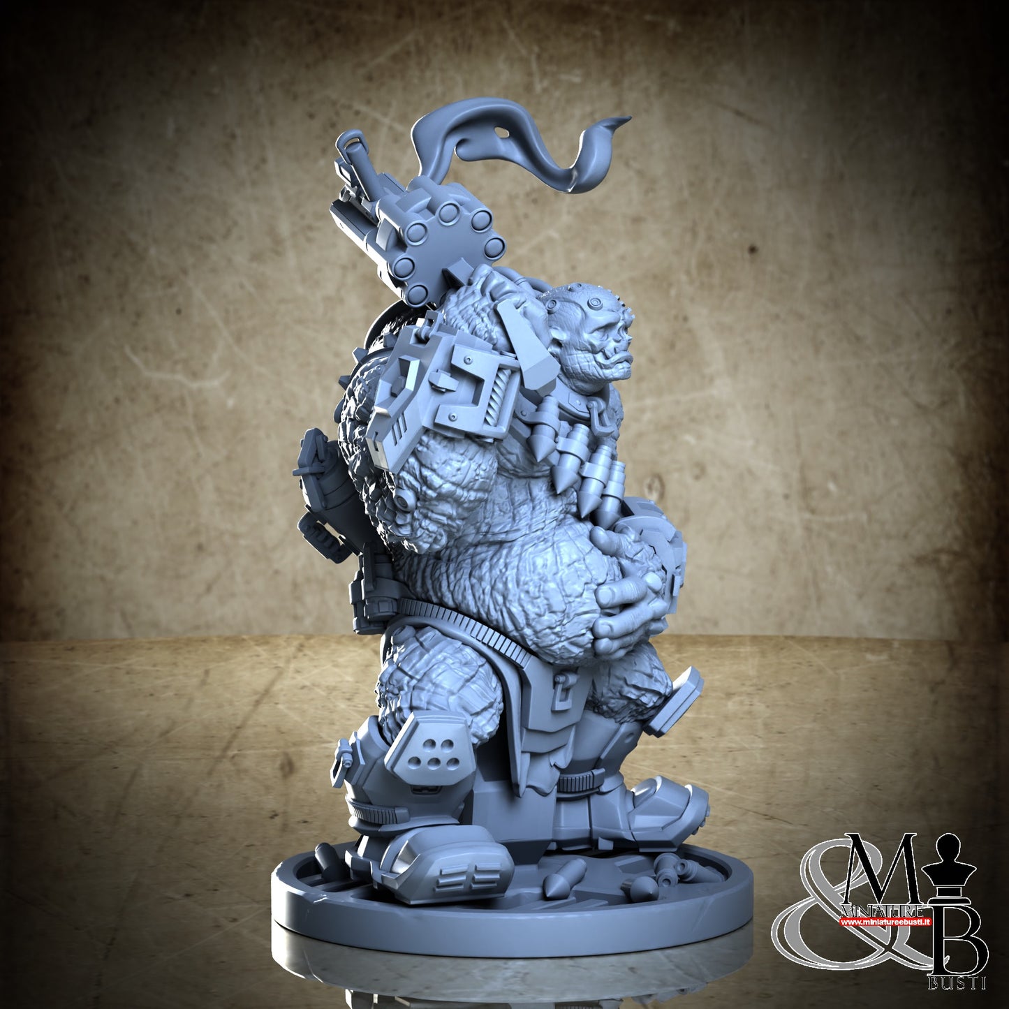Ghakval Ghu Grunts - Pose 2 with smoke