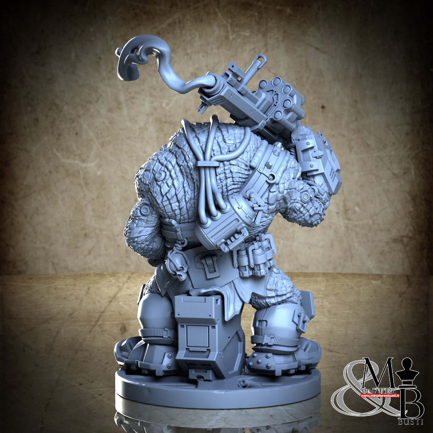 Ghakval Ghu Grunts - Pose 2 with smoke