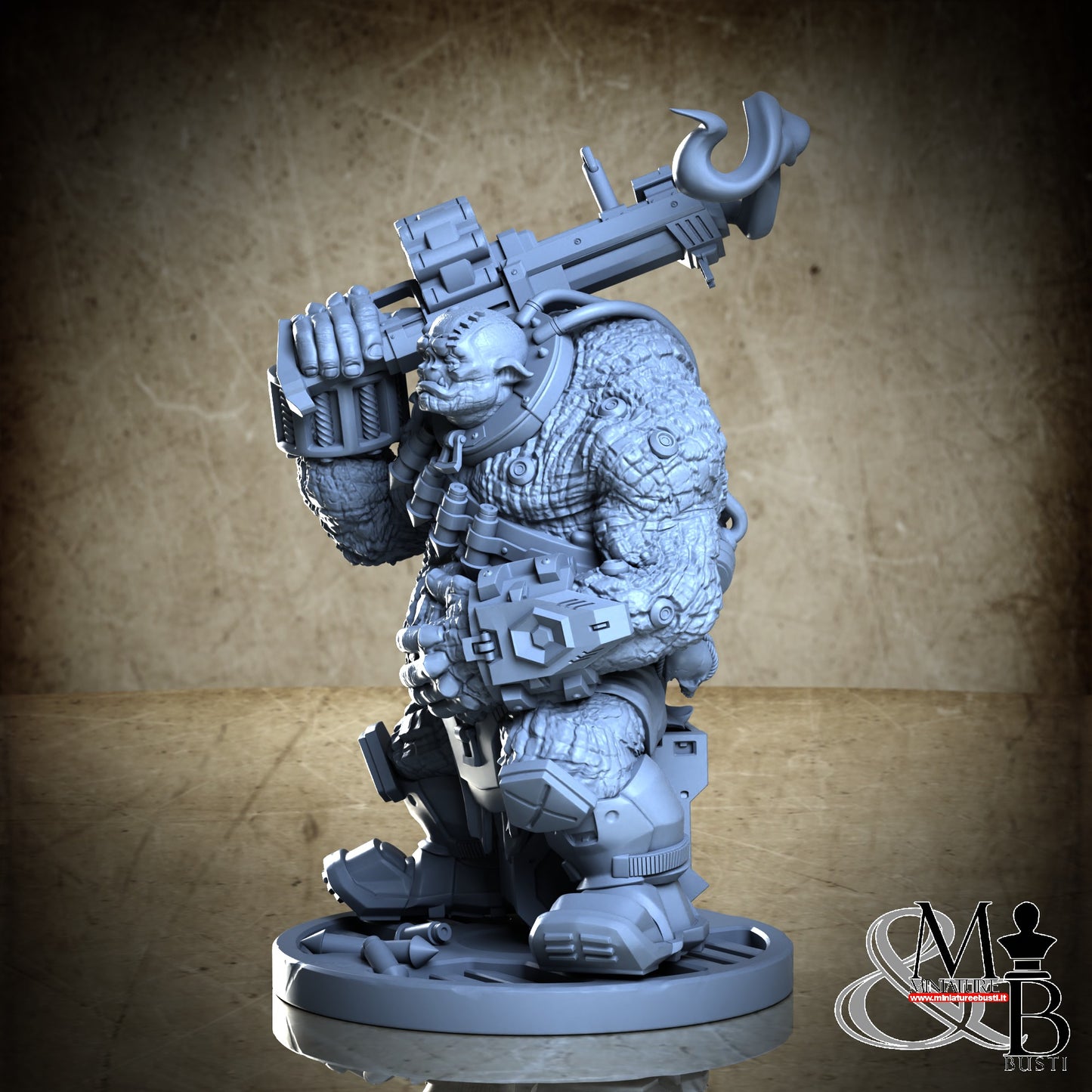Ghakval Ghu Grunts - Pose 2 with smoke