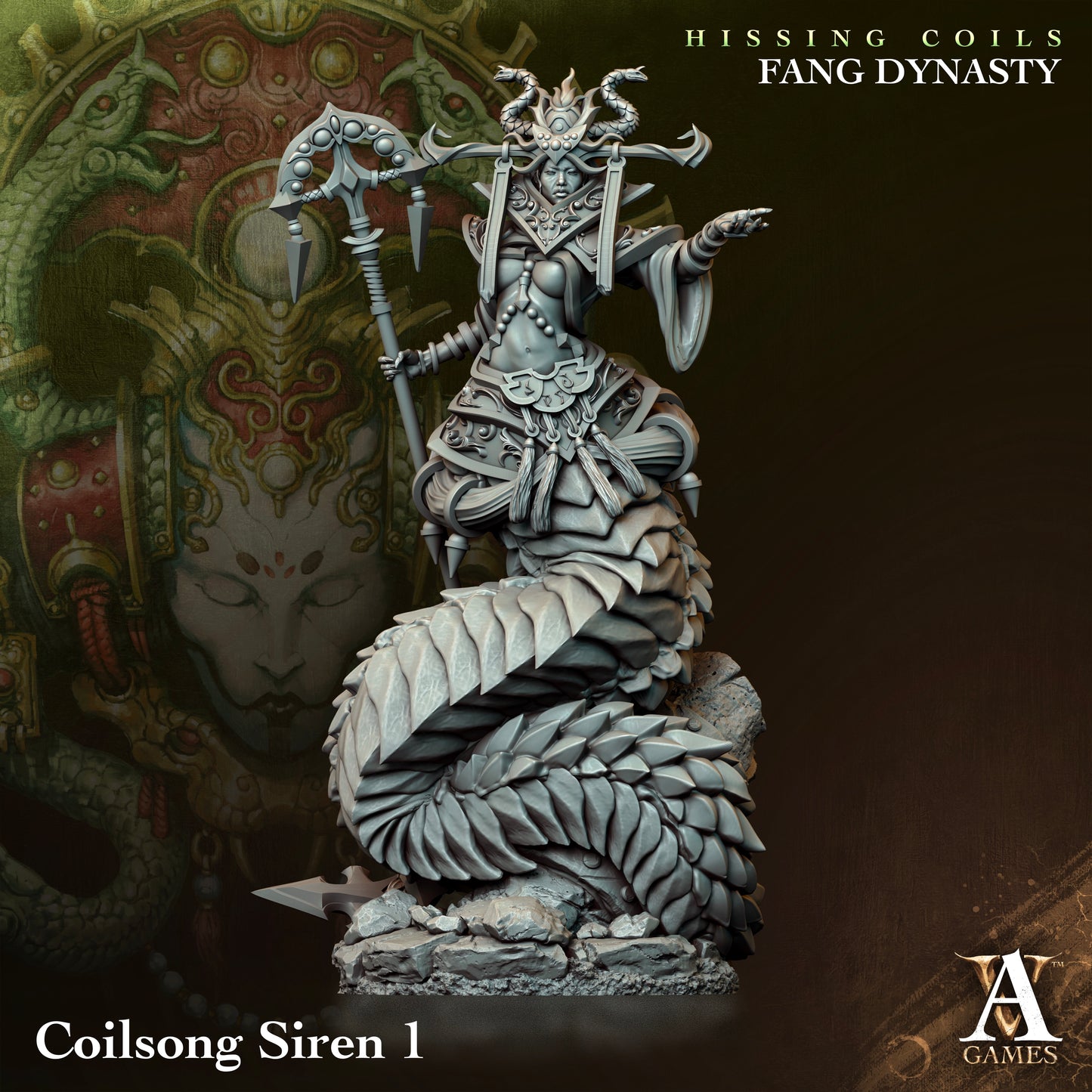 Coilsong Siren - Pose 1