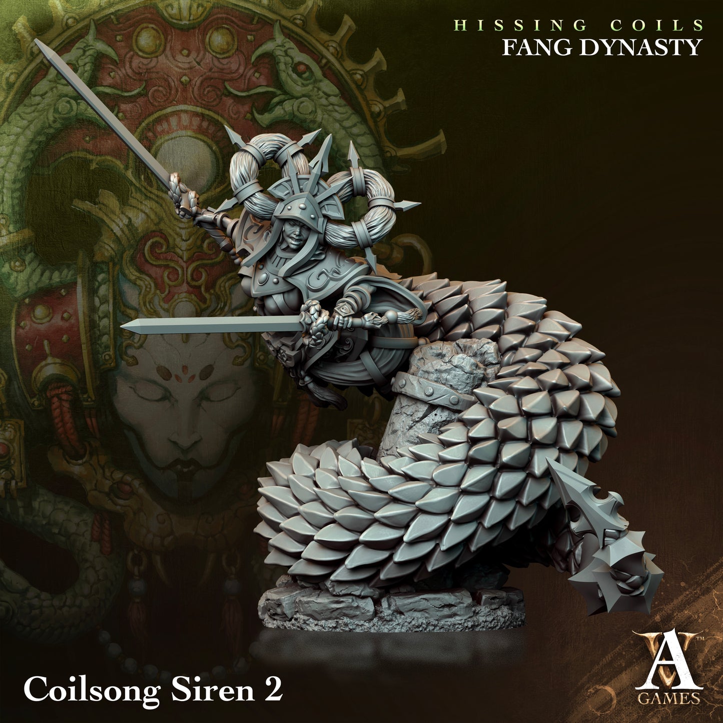 Coilsong Siren - Pose 2