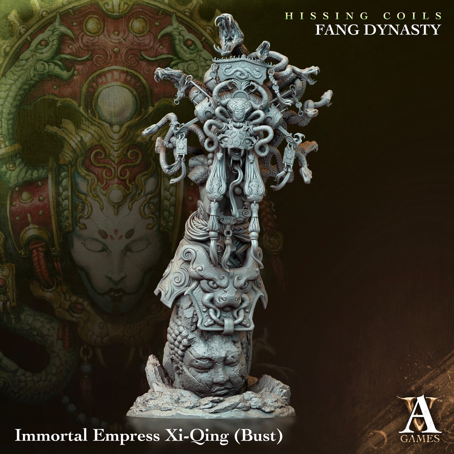 Immortal Empress Xi-Qing - Bust