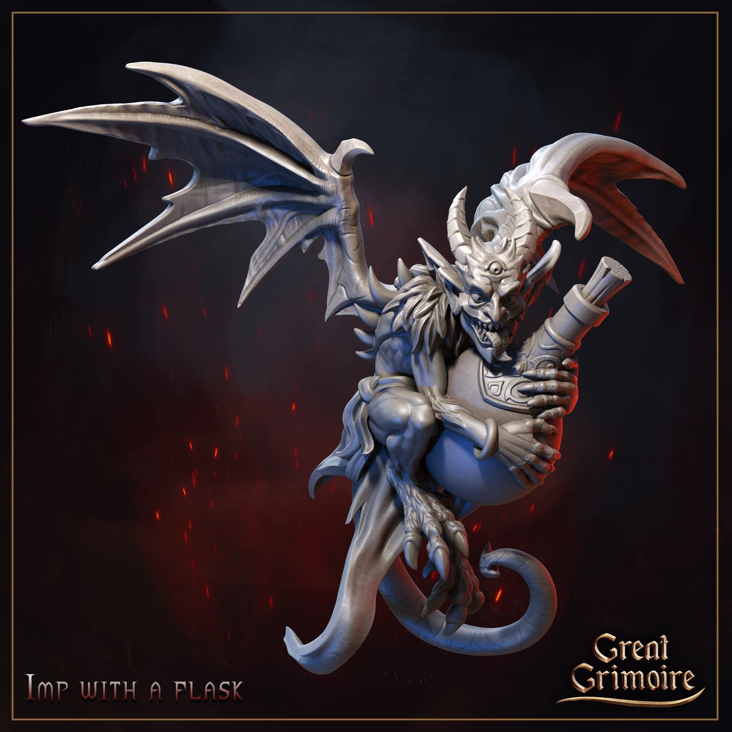 Mischievous Imps - Flask