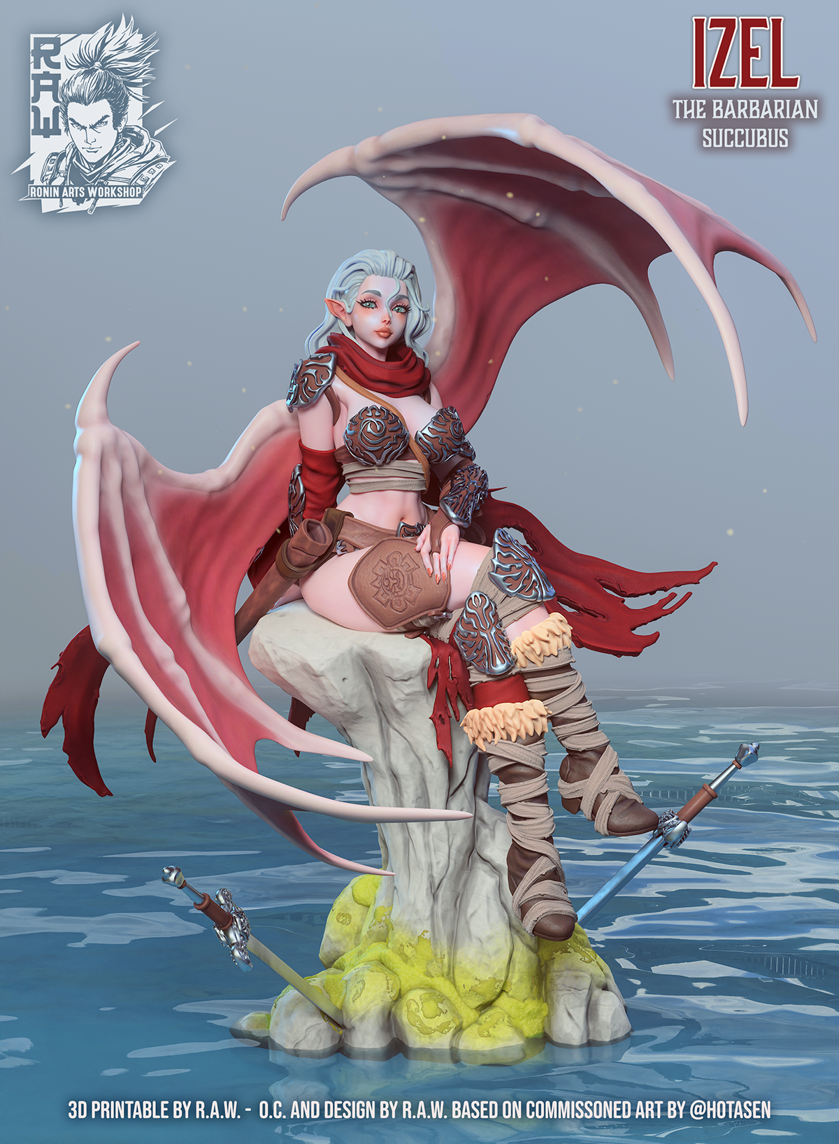 Izel The Barbarian Succubus Pose 2 - SFW