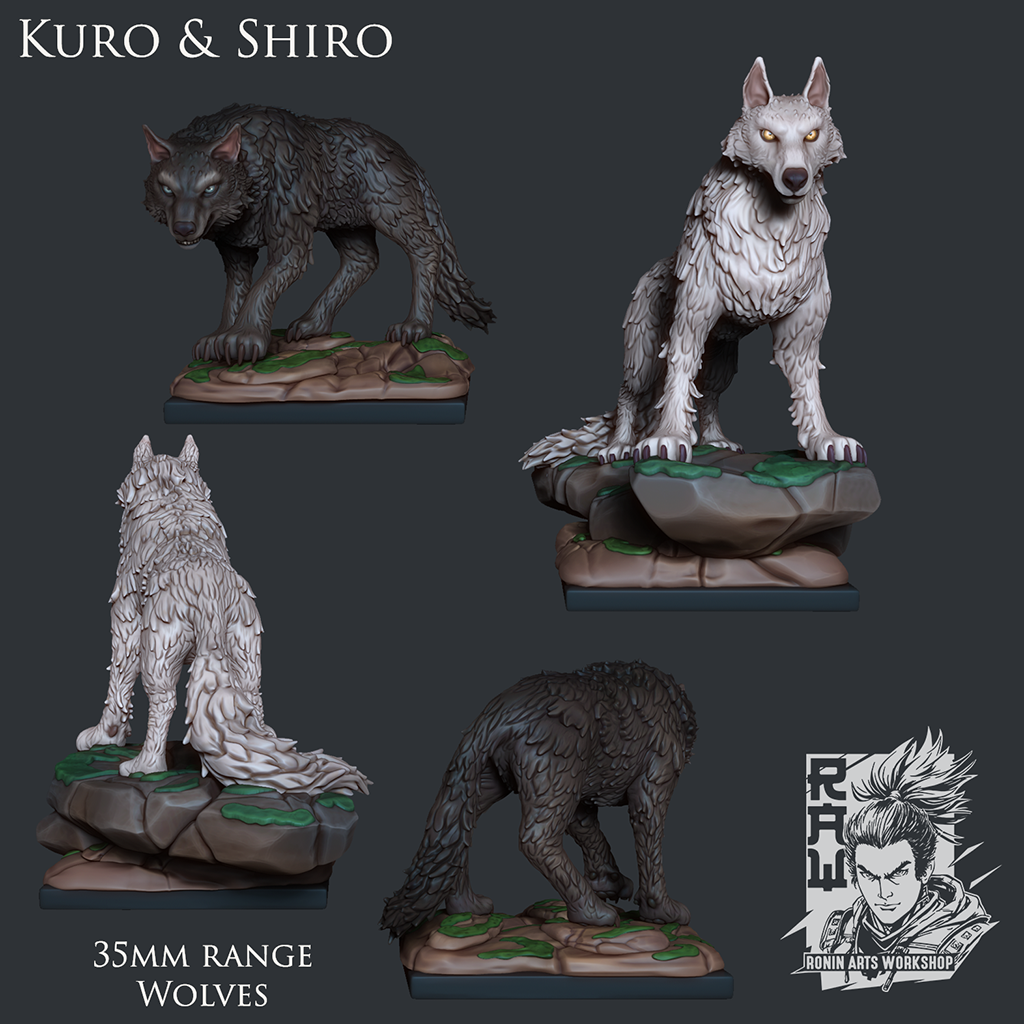 Wolfpack Wolves - White Wolf