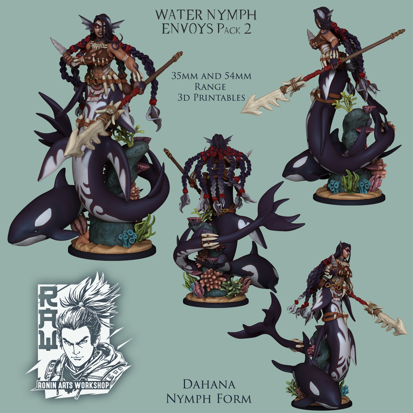 Dahana The Hunter (Mermaid Form) - SFW