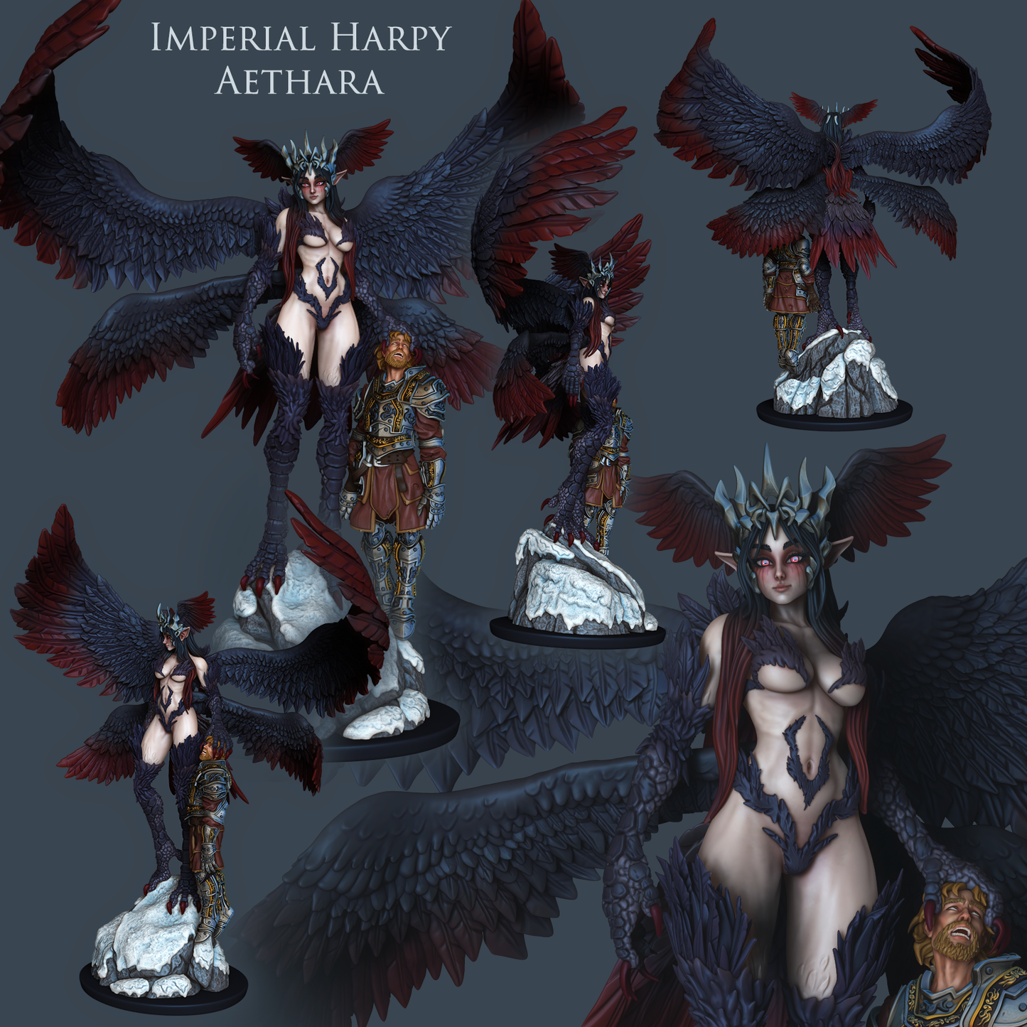 Imperial Harpy Aethara - SFW Crowned