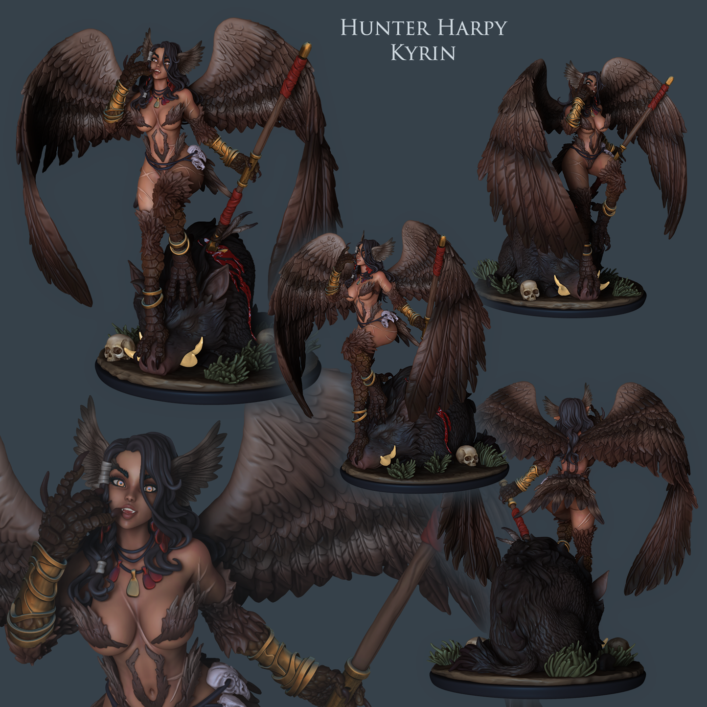 Hunter Harpy Kyrin - SFW