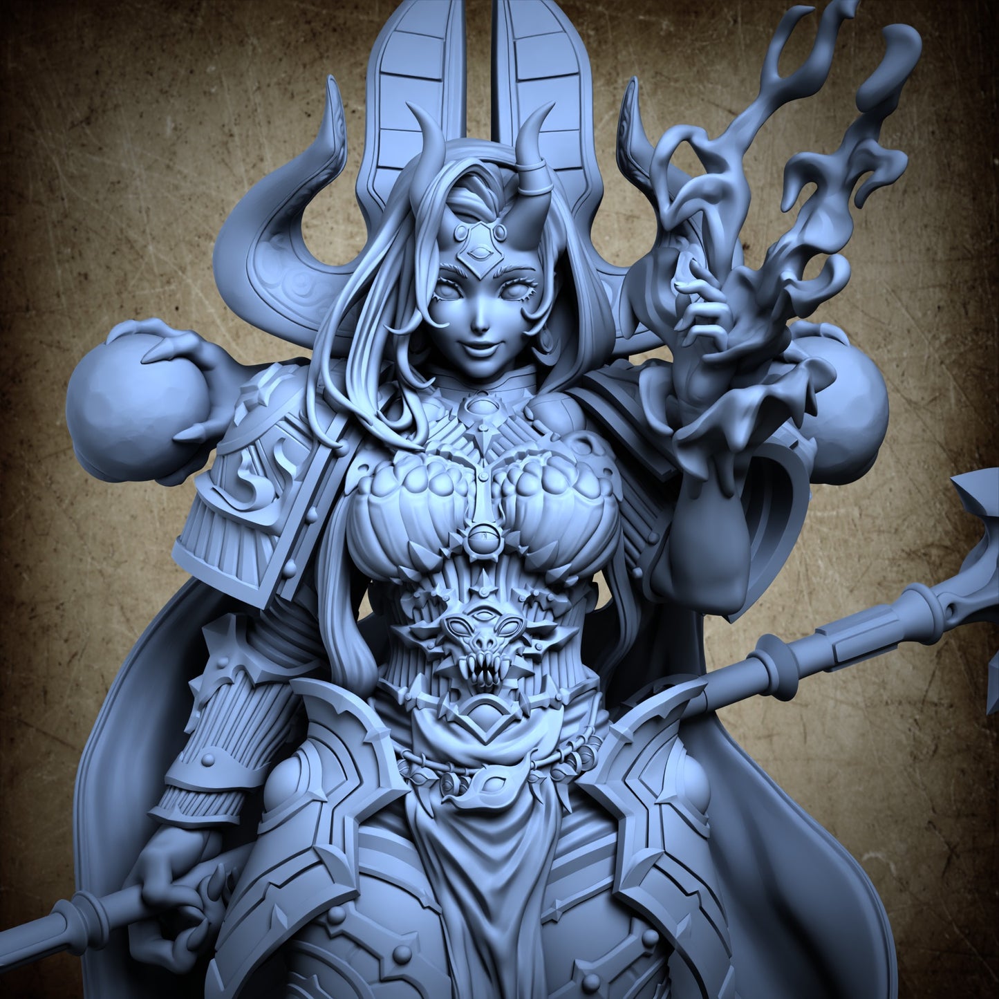 Sorceress Magna (Claws) - Armored Claws Greaves