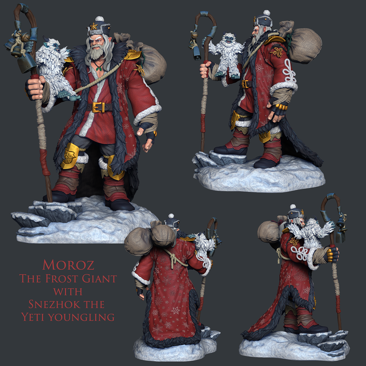 Frost Giant Moroz And Snezhok