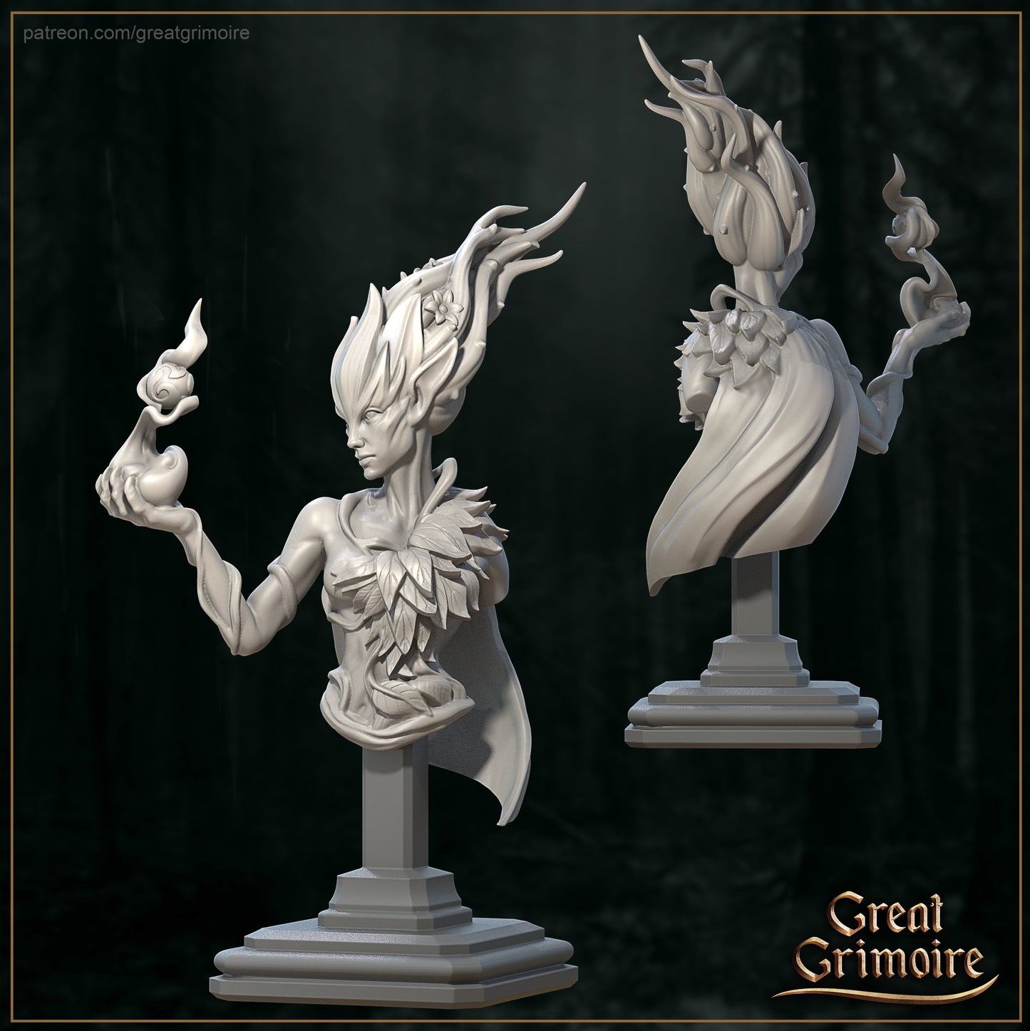 Forest Nymph Bust