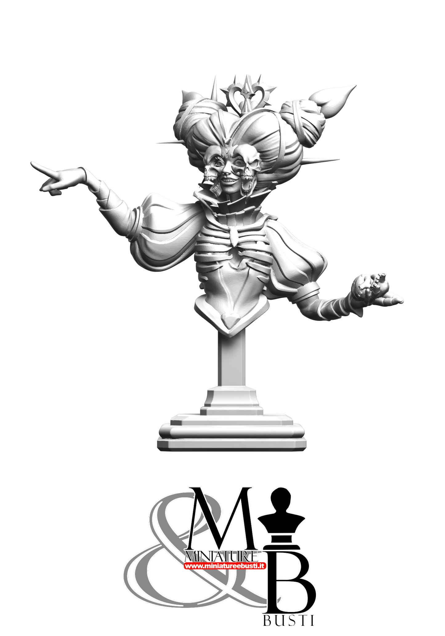 The Heartless Queen Bust
