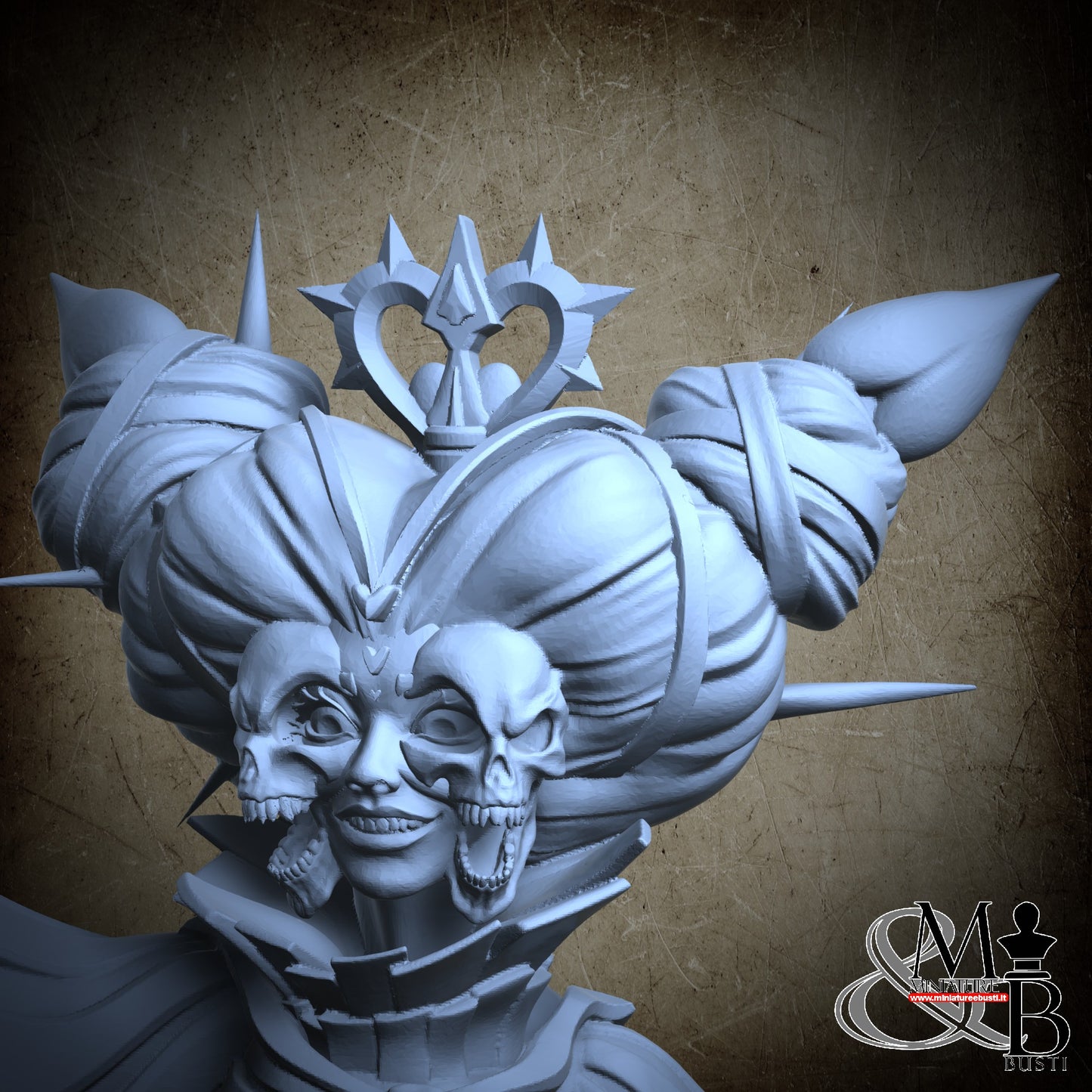 The Heartless Queen Bust