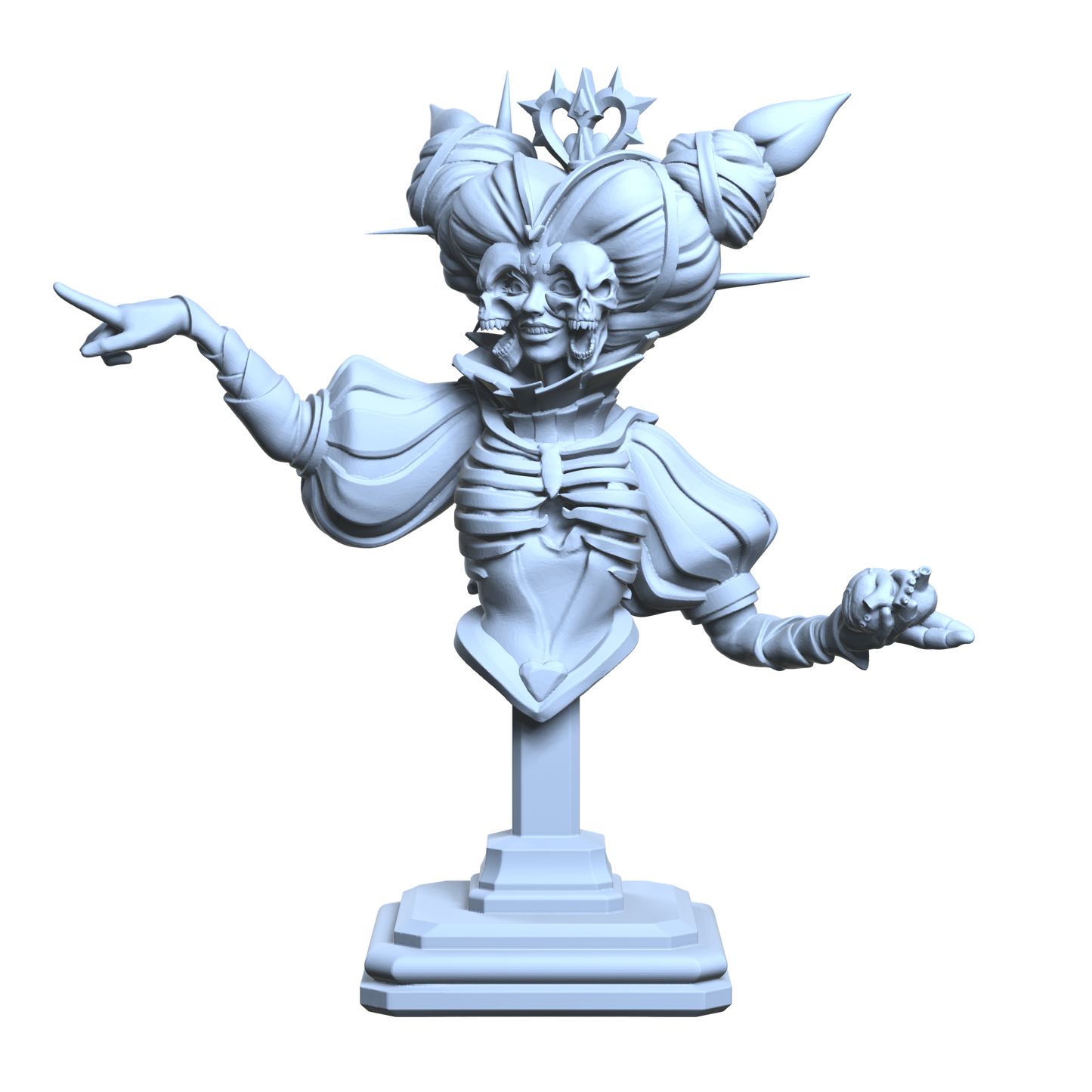 The Heartless Queen Bust